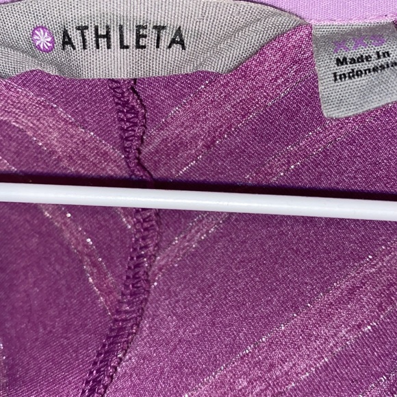 Athleta Chevron Dolman Sleeve Drop Waist Dress,Sparkling purple SIZE XXS - Picture 2 of 4